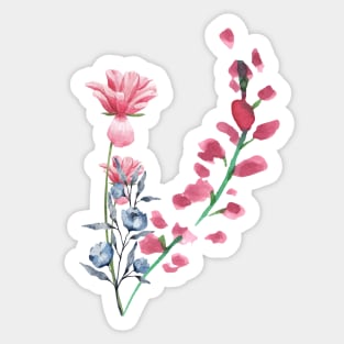 Beautiful autumn flowers Sticker